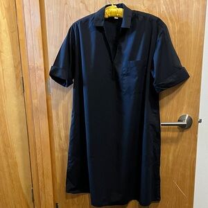 J. Jill Black A-line Midi Dress